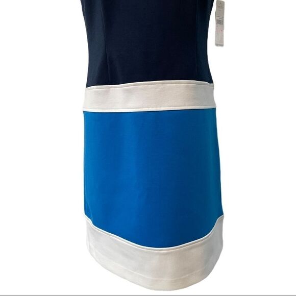 Laundry By Shelly Segal Colorblock Dress Sz 10 - Picture 3 of 13